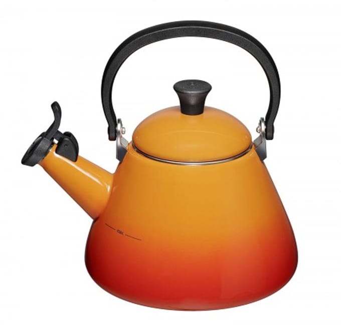 Le Creuset Fluitketel Kone - Oranjerood - 1.6 liter - inductie geschikt -