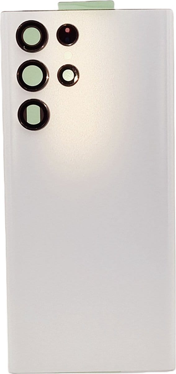 Achterkant Geschikt voor Samsung Galaxy S22 Ultra – Premium – Wit