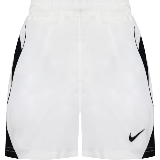 Nike Stretch Taille Wit/Zwart Grafisch Logo Jongens Shorts 217258 100