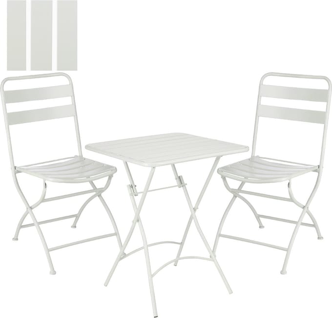 Mica Decorations Evita Bistro Tuin Set - Lichtgroen - Set van 3
