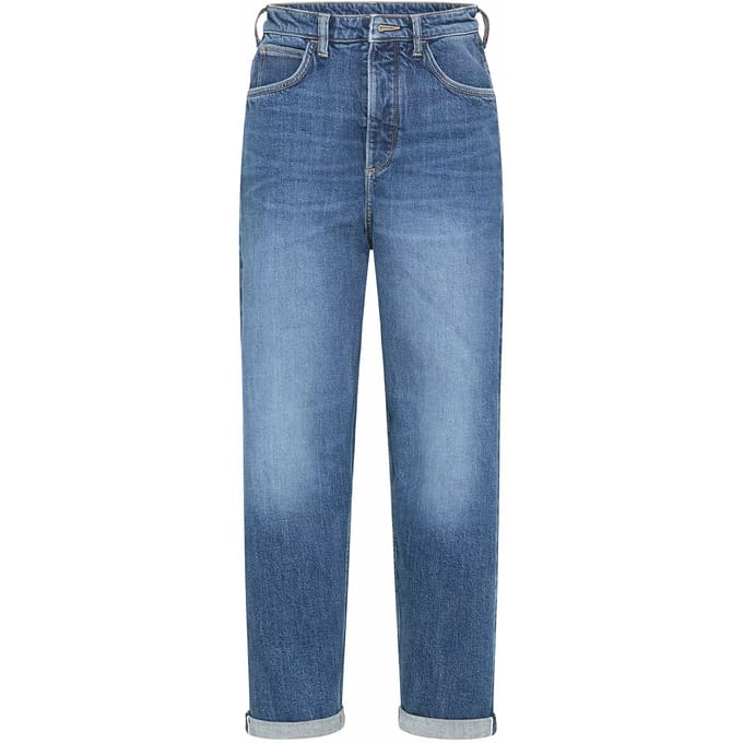 Damesjeans Lee Carol Button Fly in Mid Newberry
