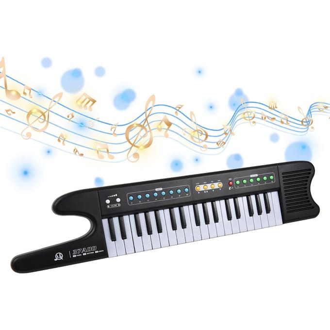 37-toetsen Elektronisch Keyboard Piano Draagbaar Mini Elektronisch Orgel Muziekinstrument 8 Tonen 6 zwart