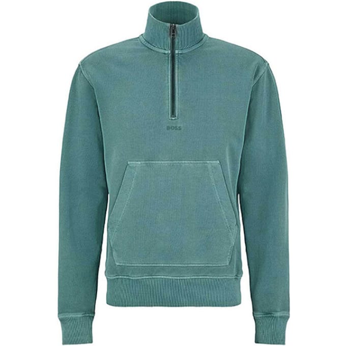 Hugo Boss trui Zefadehalf - Open Green