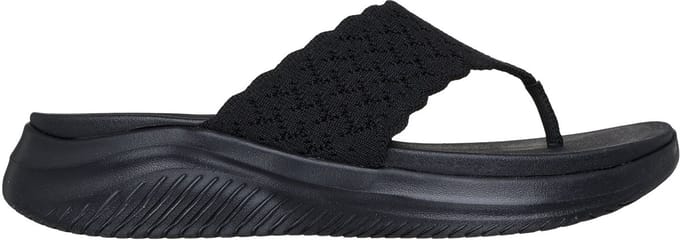 Skechers ULTRA FLEX 3.0 SANDAL-RHYTHM Dames Slippers - Zwart
