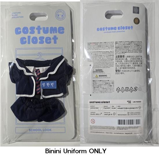 ZEROBASEONE Zeroni Kostuum Pluche en Uniform
