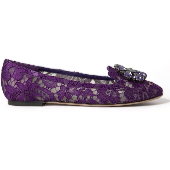 Lace Ballerina Flats met Bloemmotieven