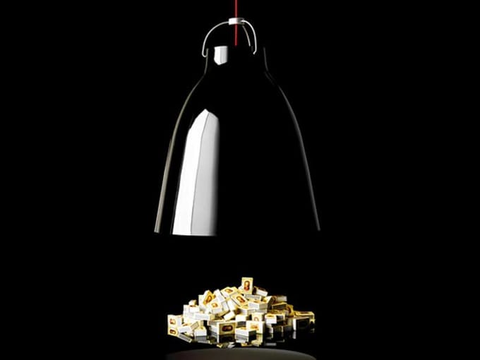 Fritz Hansen - Caravaggio hanglamp - wit - Kabellengte 3m - P2=M