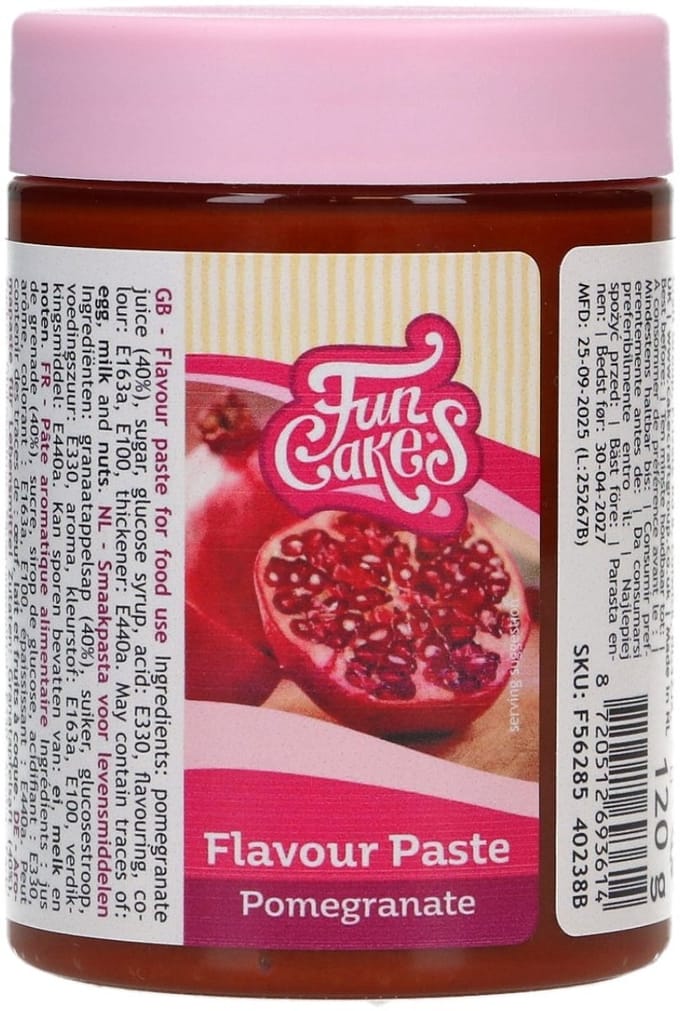 FunCakes Smaakpasta - Aroma - Granaatappel - 120g