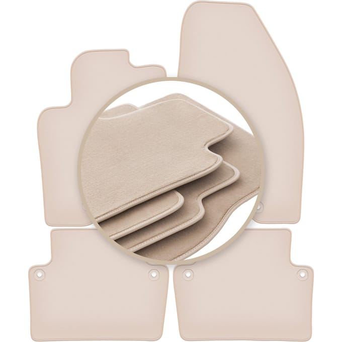 PREMIUM beige matten voor: Volvo S80 I sedan 1998-2006