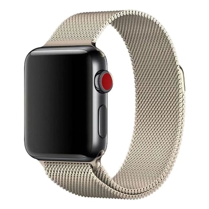 2+1 | Apple Watch Bandje Fiore - Milanese - Champagne