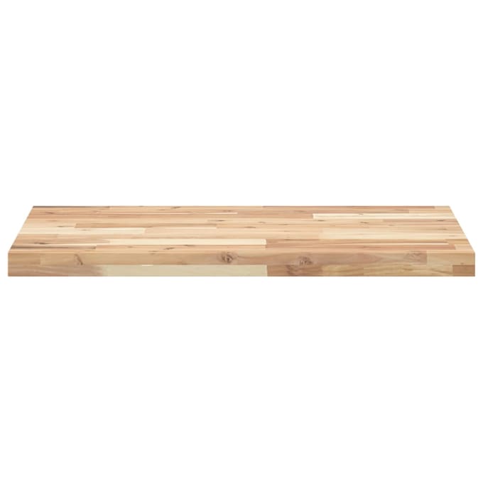 vidaXL - Bureaublad - 120x50x4 - cm - onbehandeld - massief - acaciahout