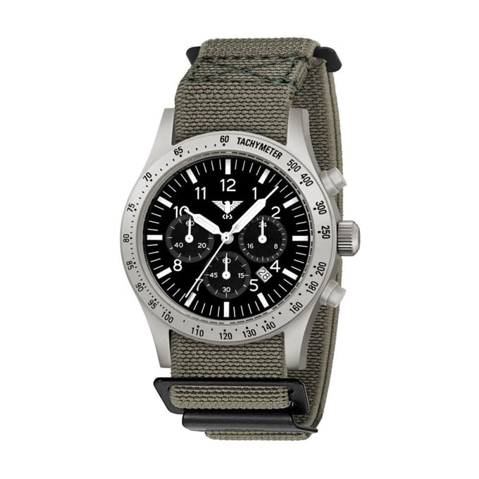 KHS - KHS.PLASSC.DFSGO - Polshorloge - Heren - Solar - PLATOON Steel Solar Chronograph