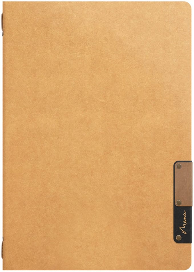 Securit® Menukaart | Menukaart map A4 Nature - beige