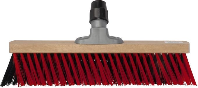 Talen Tools - X-bezem - Buiten - 40 cm - Rood/Zwart - Zonder steel