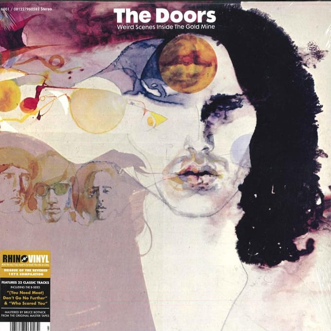 LP Plaat DOORS  Weird Scenes Inside The Gold Mine 8122796058 ELEKTRA 2014 Europa Rock white