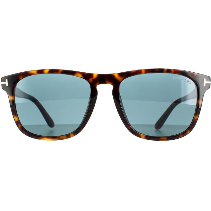 Tom Ford Vierkant Mannen Donker Havana Blauw FT0930 Gerard