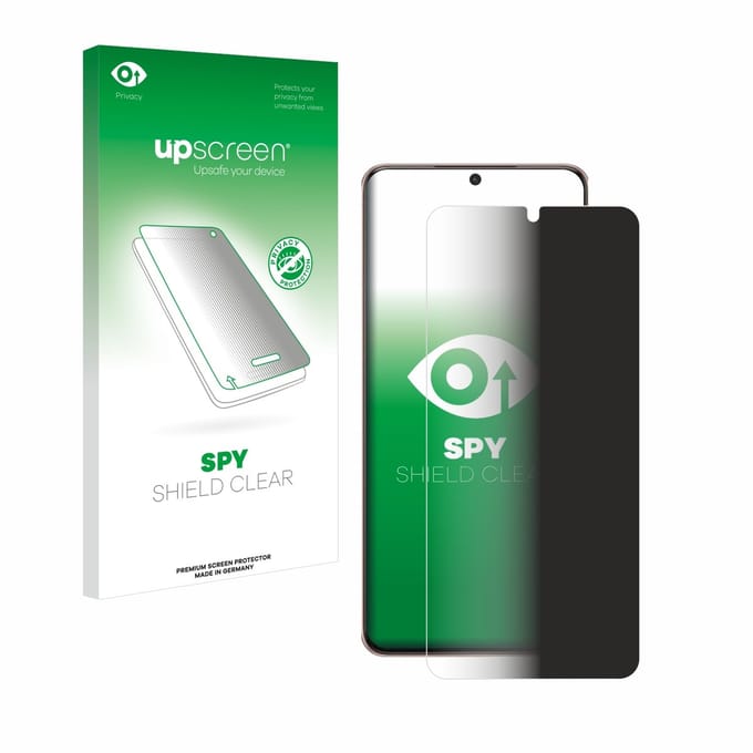 upscreen - privacy screenprotector voor Samsung Galaxy S21 Plus 5G - Folie Beschermfolie Blauwlichtfilter
