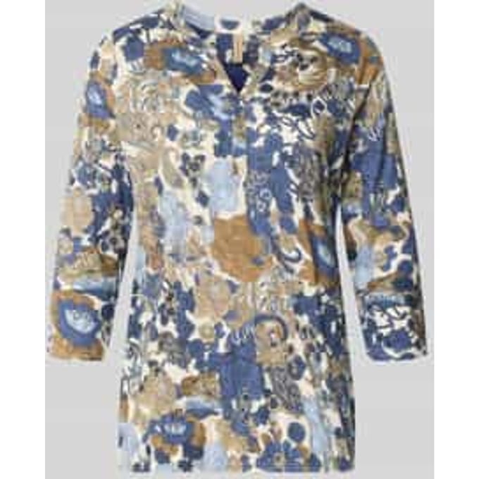 regular fit blouse van viscosemix model 'Felicity'