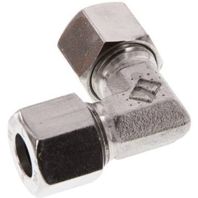 10L RVS Elbow 90deg Snijring 315 Bar DIN 2353 - FL2E-C-ST-10-L