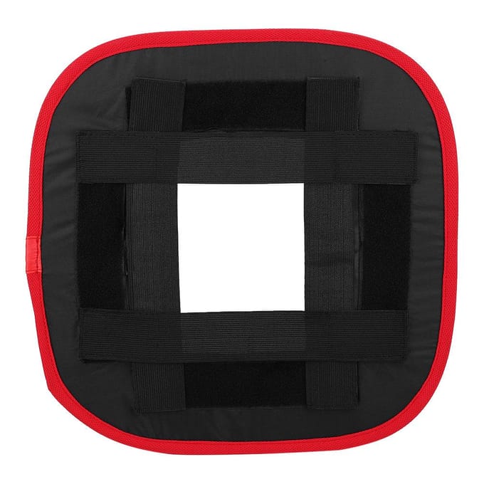 Opvouwbare Fotografie Vierkante LED Videolamp Diffusie Diffuser Softbox Kit Accessoire wit