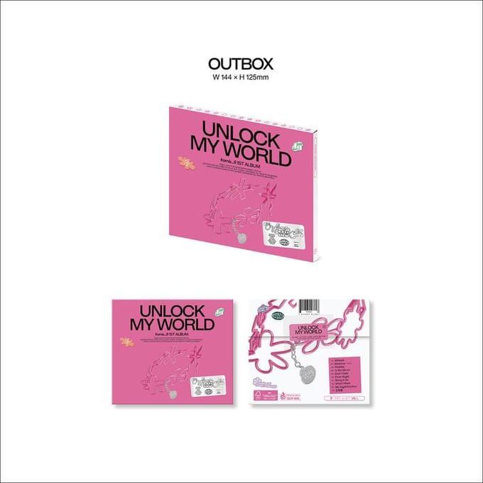 fromis_9 [Ontgrendel mijn wereld] Compacte ver. Random 1ea black