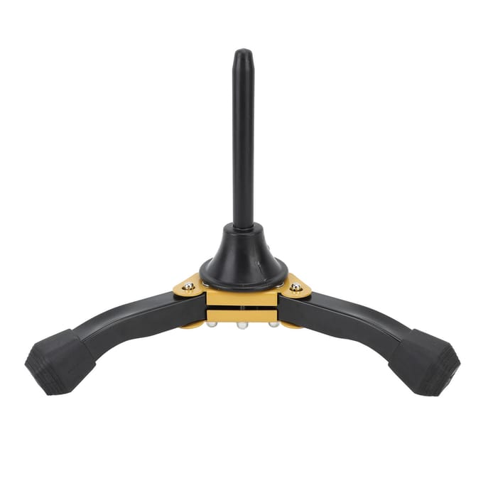 Support de flûte et de clarinette Portable Antidérapant Pliable Robuste Support de support pour hautbois Saxophone soprano Instruments à vent black