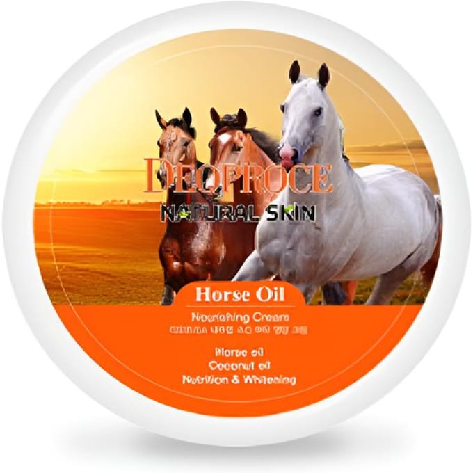 [Deoproce] Crème Nourrissante à l'Huile de Cheval 100 g beige