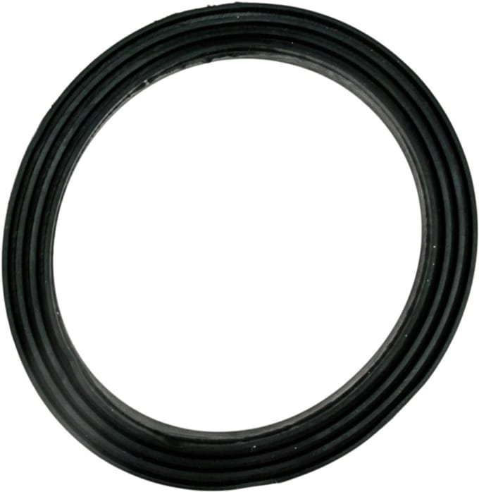Rubberen afdichtring sifon zwart