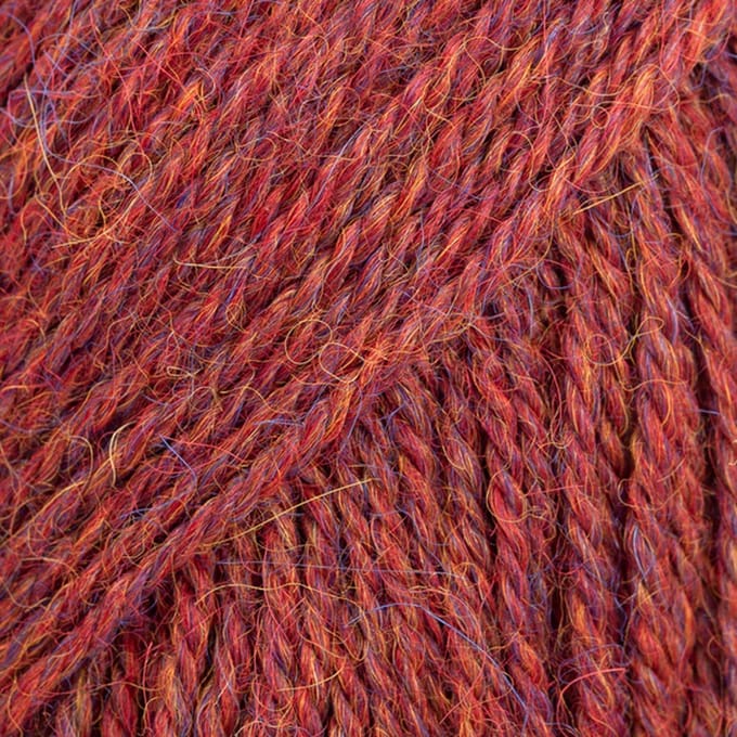 DROPS Alpaca Mix - 5565 licht kastanje rood - Wol Garen