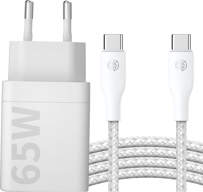 65w USB C oplader 3 meter - Oplader / Adapter geschikt voor MacBook Air M1 M2 M3 A2337 A2681 A3113 - Power Delivery