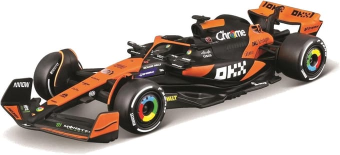 1/43 schaal Formule 1 Model - McLaren F1 MCL38 Miami Grand Prix