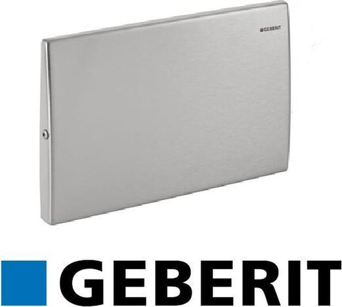 Geberit 115.798.00.1 - Mambo - blindplaat - 24.6x16.4cm - geborsteld RVS