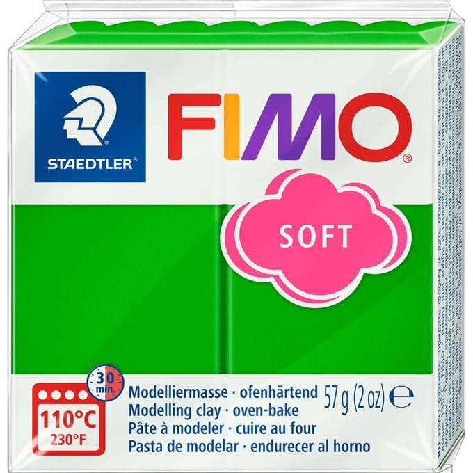 Boetseerklei Fimo soft 57 gram tropisch groen