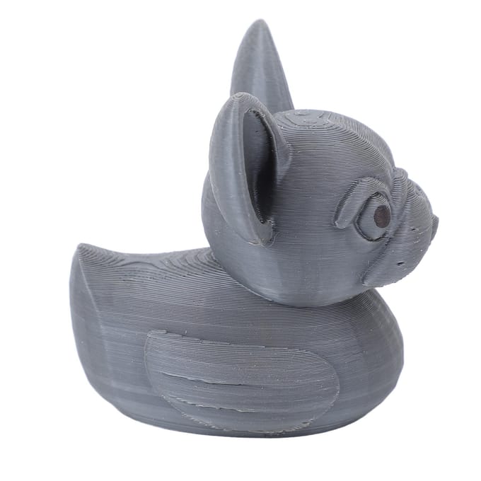Franse Bulldog Eend Auto Ornament Schattige Grappige Bulldog Auto Dashboard Decor voor Kantoor Thuis gray