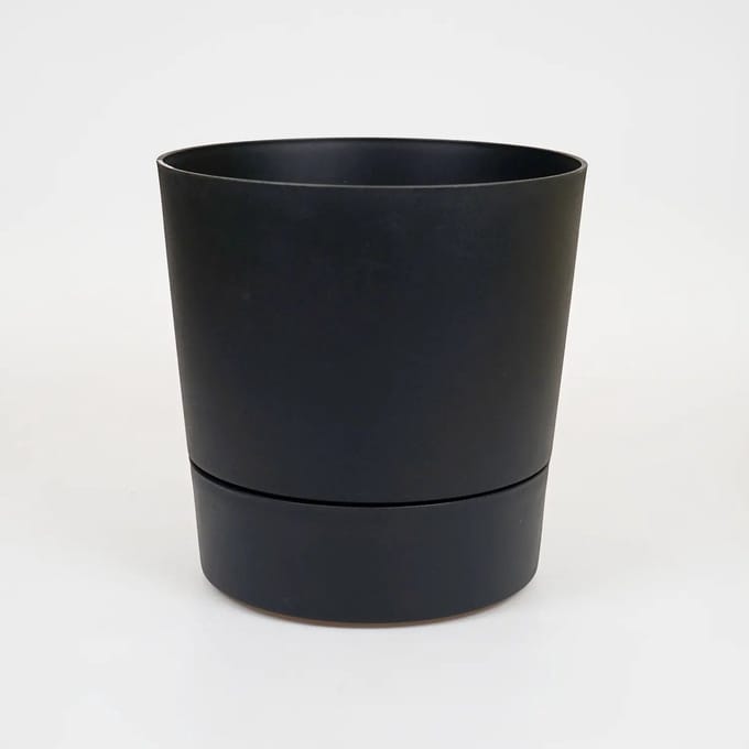 ELHO bloempot foss d30cm living black met wielen