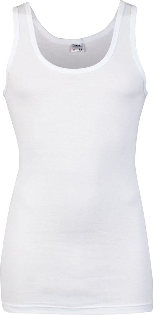 Heren onderhemd 100% katoen - mannen singlet wit, M3000 - XXL