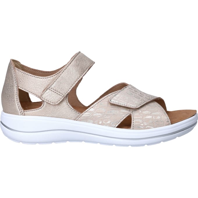 Hartjes Pop Sandale Sandalen Plat - Goudkleur - Maat 38