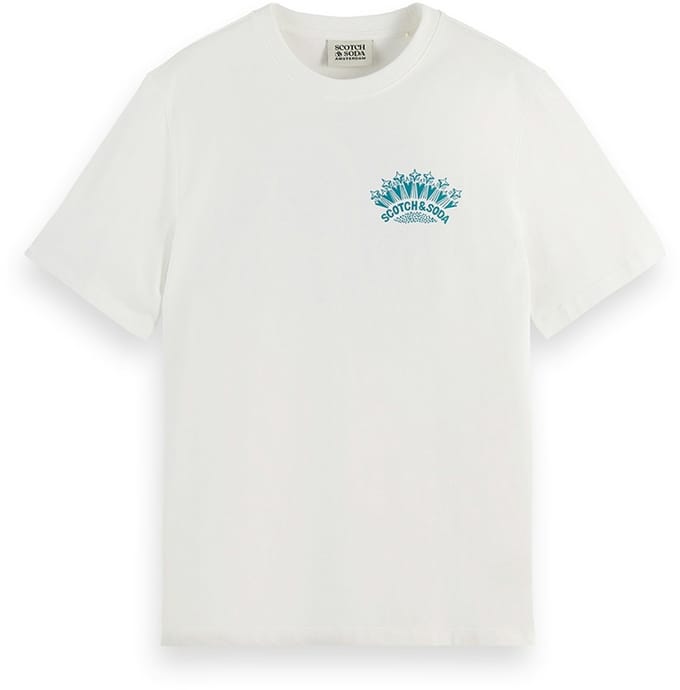Scotch & Soda Front And Back Artwork Regular-Fit T-Shirt