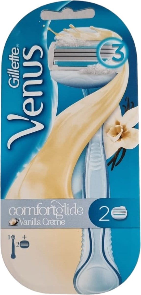 Gillette Venus Comfortglide Vanillecrème Scheersysteem + 1 Scheermesje Vrouwen