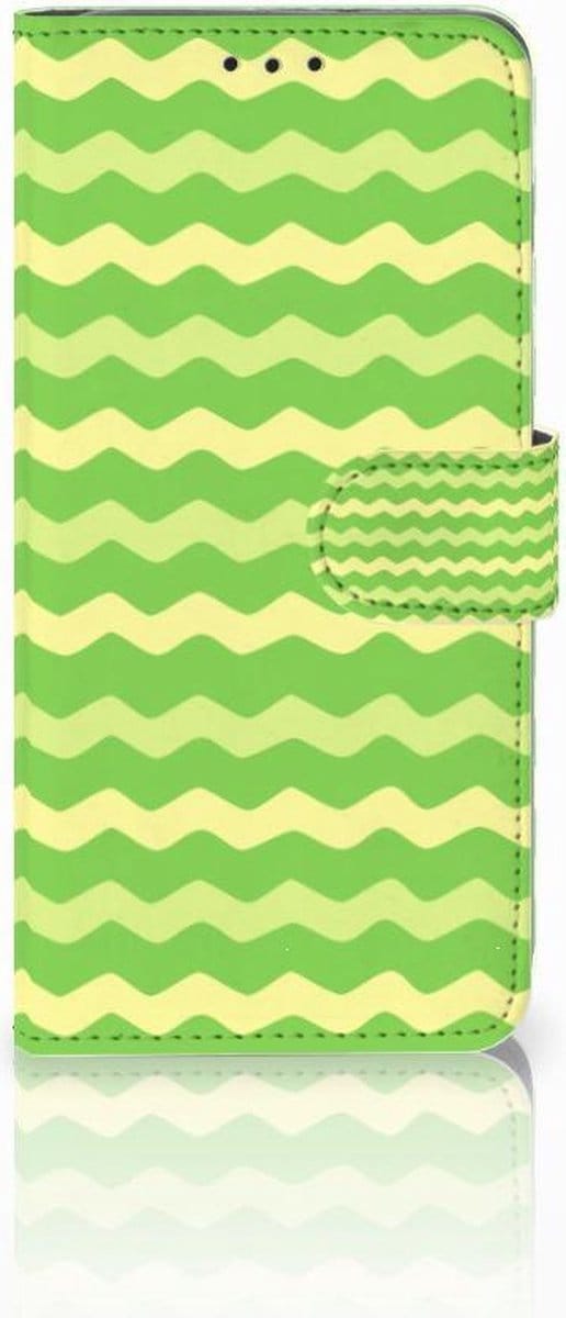 Samsung Galaxy S10 Plus Telefoon Hoesje Waves Green