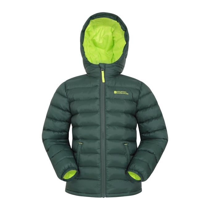Mountain Warehouse Kinder/Kids Seasons II gewatteerde jas (Kaki Groen)
