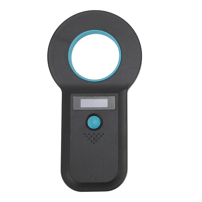 Huisdier Chip Scanner Dier Tag Lezer USB Interface 15 Cijfers Microchip Herkenner voor Katten Honden 128 zwart