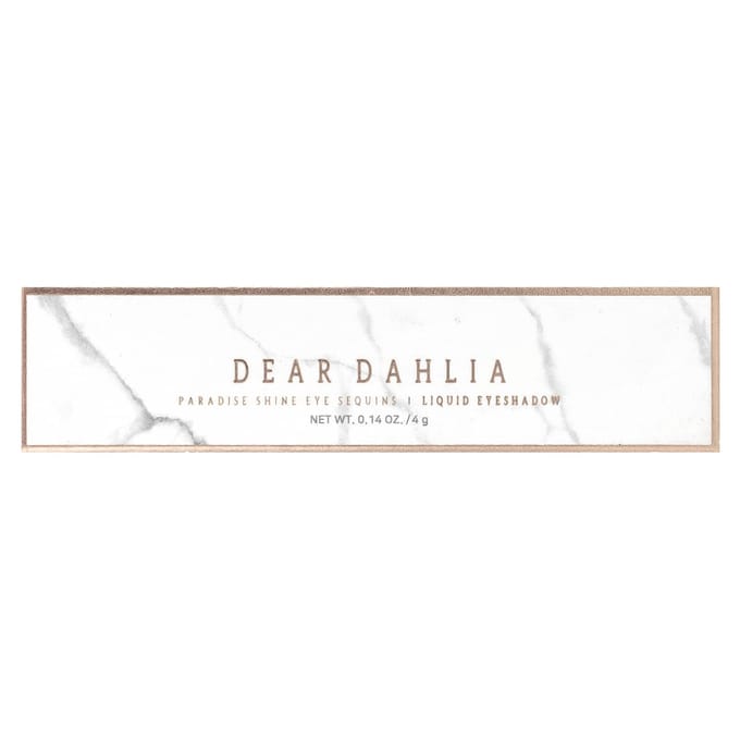 Dear Dahlia, Paradise Shine eye sequin, liquid eye shadow, Goddess, 4g (0.14oz) beige