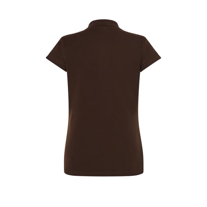 JHK Dames/Dames Regular Poloshirt (Chocolade)