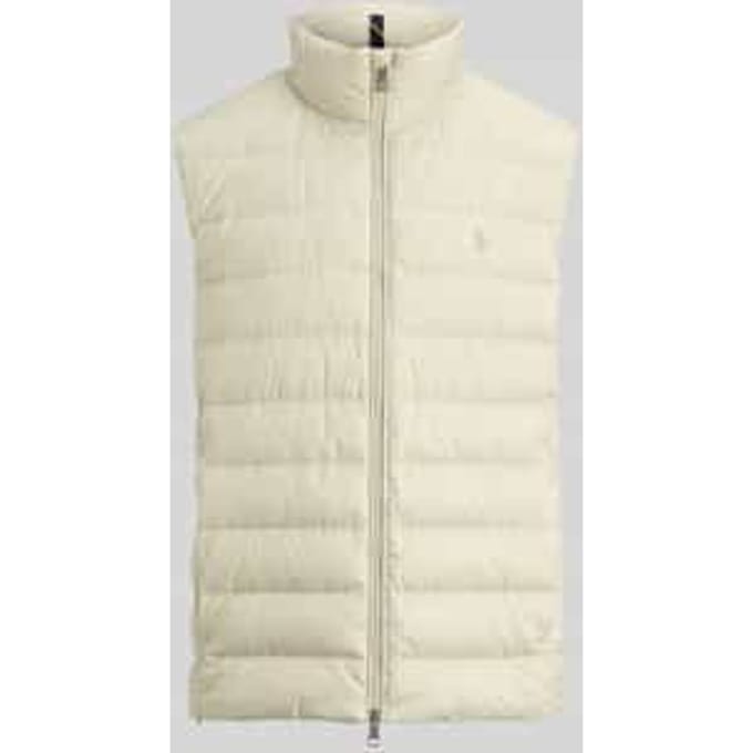 regular fit bodywarmer met gestikt logo