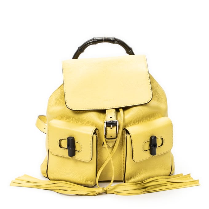 Medium Bamboo Tassel Backpack   rugzak