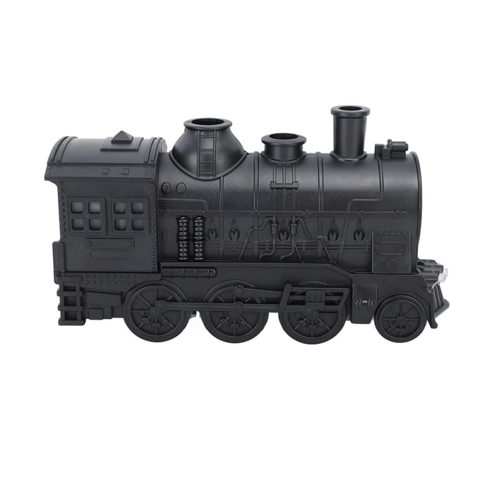 Essentiële Olie Diffuser 300ml Treinvorm 2 Verlichtingsmodi Aromatherapie Koelnevel Luchtbevochtiger met black