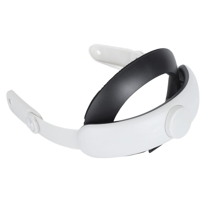 Sangle de tête VR Confortable Réglable Réduit la Pression Remplacement Bandeau VR Accessoires pour Meta white
