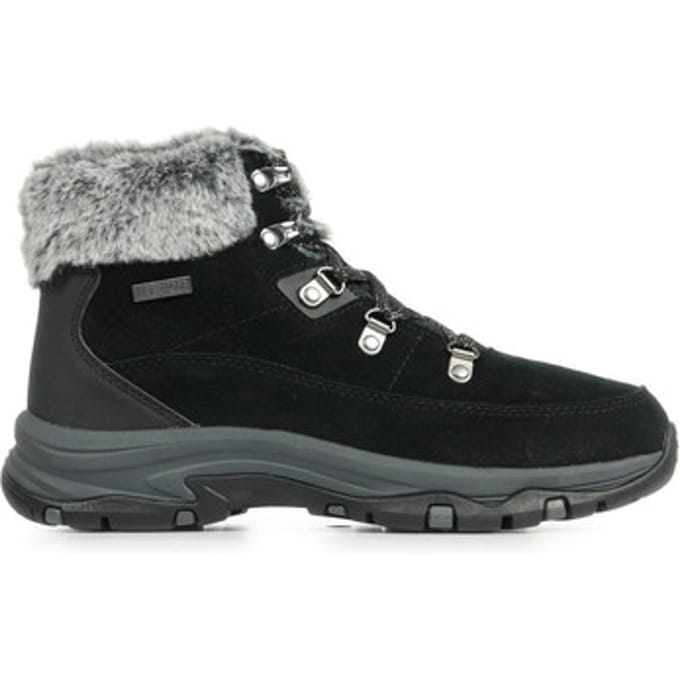 Skechers Trego Veterboots zwart Suede - Maat 38