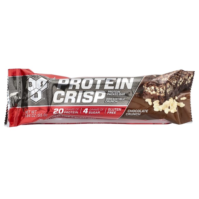 BSN, Protein Crisp, saveur Chocolate Crunch, 12 barres, 57 g (2,01 oz) chaque
